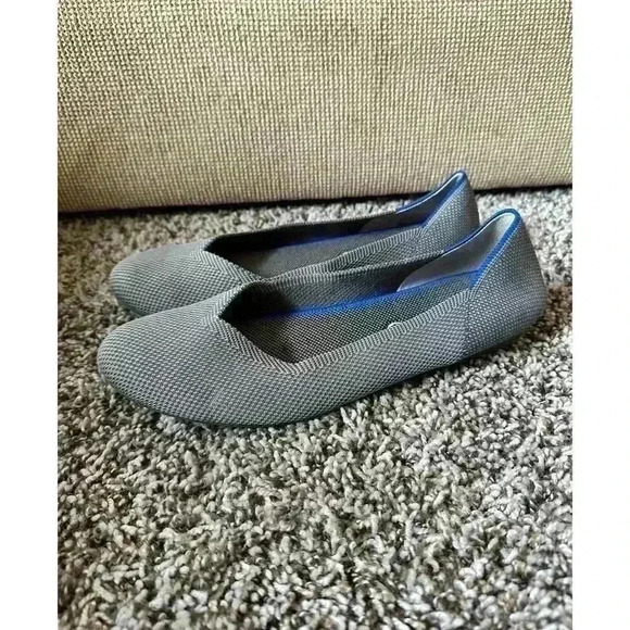 Rothy’s grey round toe the flat flats Size 11 - Picture 3 of 8